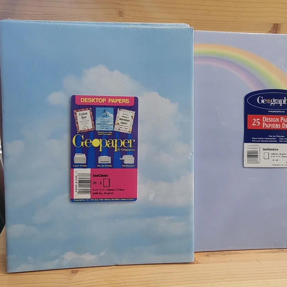 7 Packs Geographics Decorative Paper